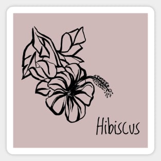 Hibiscus flower Magnet